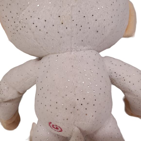 Fingerlings White Plush Monkey Sparkles Glitter 9" Posable Arms Stuffed Animal - Picture 6 of 11